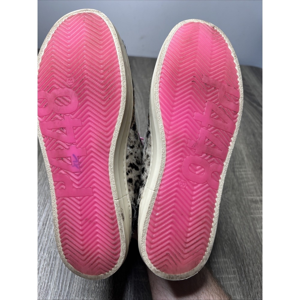 P448 John Low Top Sneakers Multifur Calf Pony Leather Womens US 10 EU 40 EUC! - Picture 11 of 14